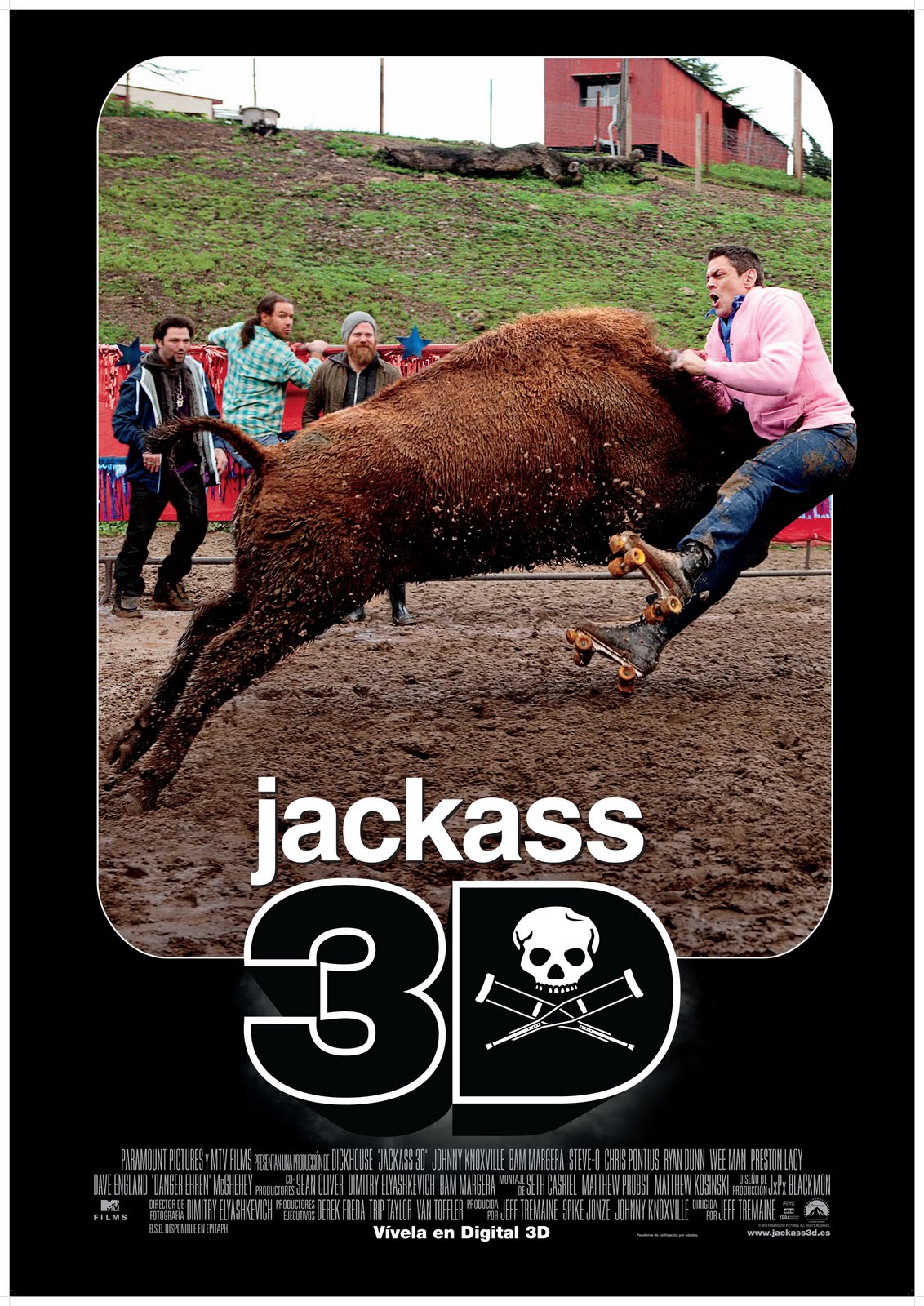 Jackass 3D | 1080p | DUAL Lat-Eng | 2010 | MEGA
